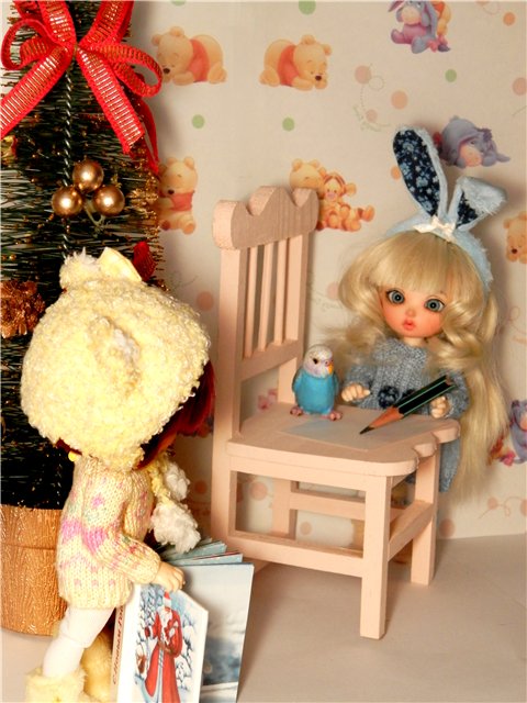 С рождеством! Лира, Мира, Винн и Акари