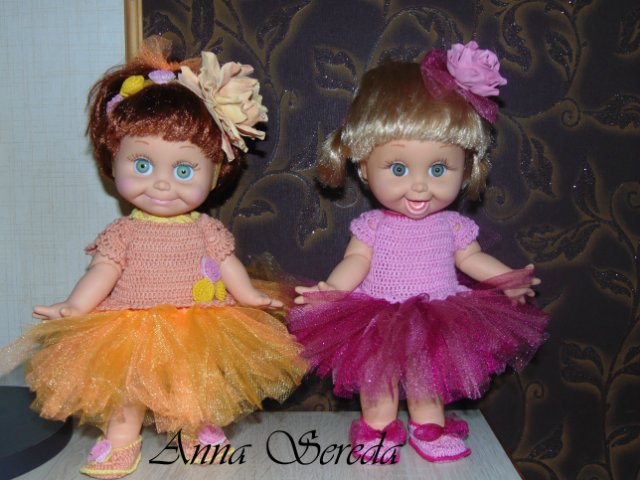 Платьица для Фейсинок — Одежда и обувь для кукол своими руками: фото