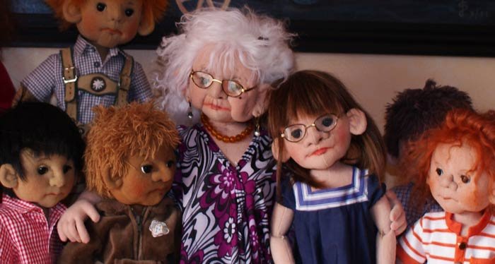 Теплые, фетровые сердца! Текстильные куклы Steffi | Бэйбики Теплые, фетровые сердца! Текстильные куклы Steffi