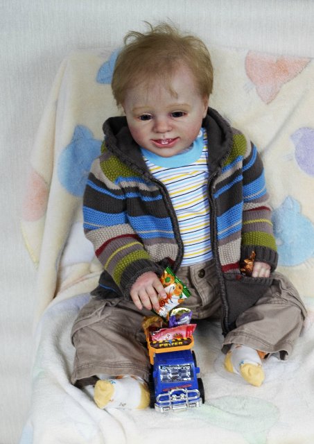 Улыбашка Сенечка, куклы реборн Ольги Коновниной (фото 3)