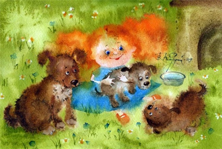 В твоей улыбке прячутся мечты... О, милый рыжик, кто же ты