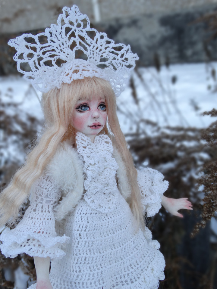 Авторская кукла Снегурочка (фото 5)