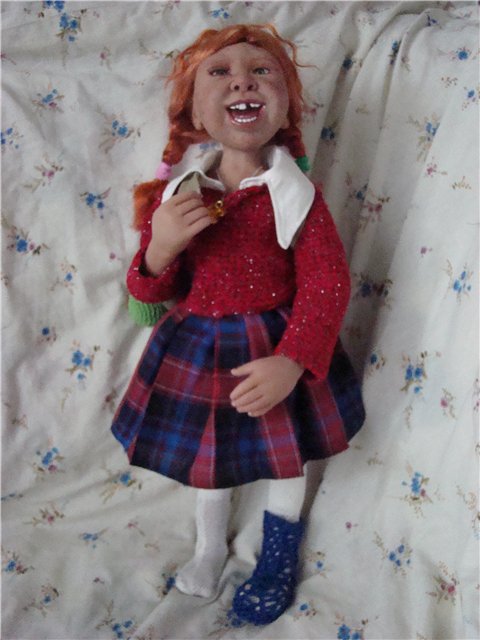 Авторская кукла Кондрашовой Ирины. Анфиска-егоза