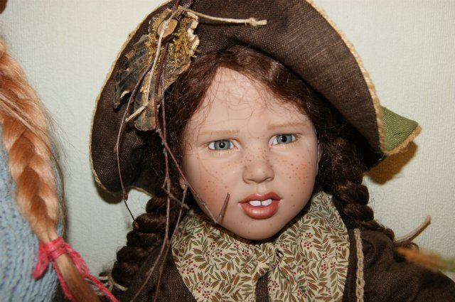 Три осенние принцессы. Коллекционные куклы