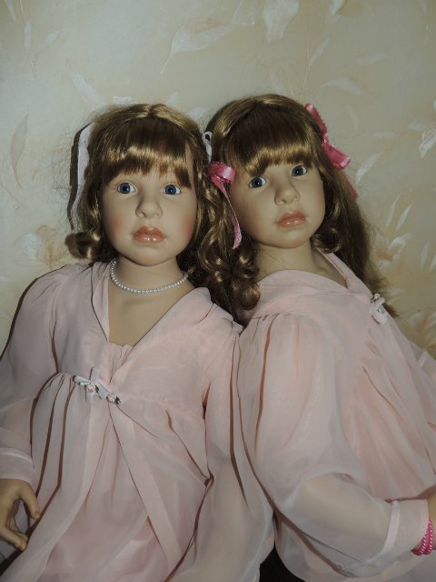 Куклы близнецы от Elissa Glassgold dolls