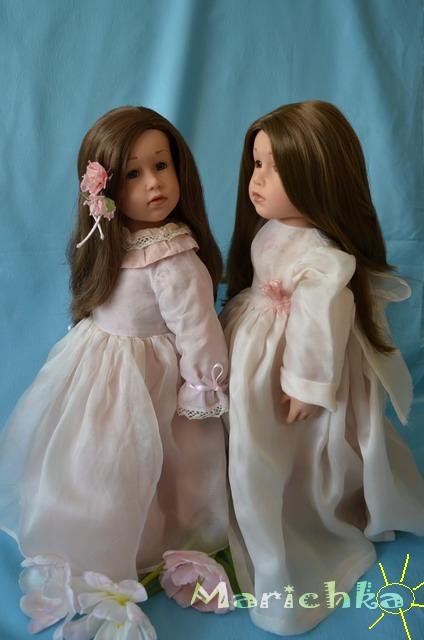 Клара и Изабель... или просто Снегурочки! Куклы Gotz