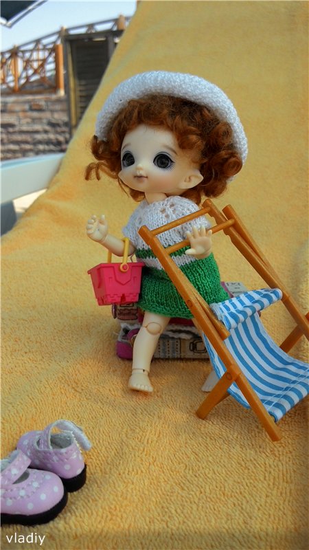 Один день Стеши на море — Куклы Fairyland (ФэйриЛэнд): BJD (БЖД) (фото 4)