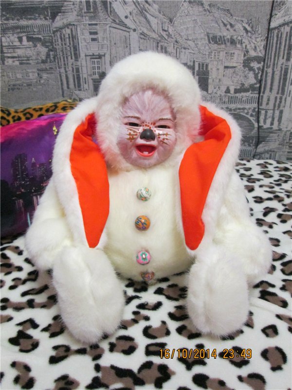 Зверьки с лицами малышей. Тедди долл