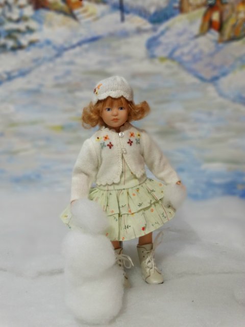 Прогулка зимним вечером. Вихтели Rosemarie Anna Muller