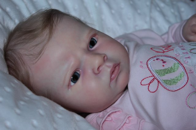 Маленькая кнопочка реборн Сабрина, художник Беспалова Жанна