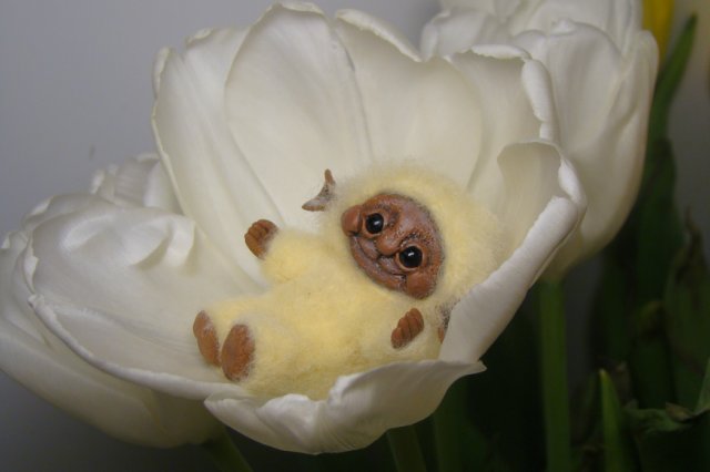 Кто-то весенний. Авторская игрушка Ольги Чернухо (фото 9)