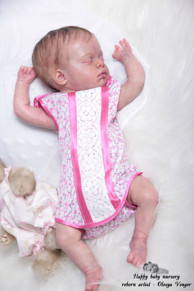 Моя принцесса Крошечка-Кокошечка. Кукла реборн Олеси Венгер