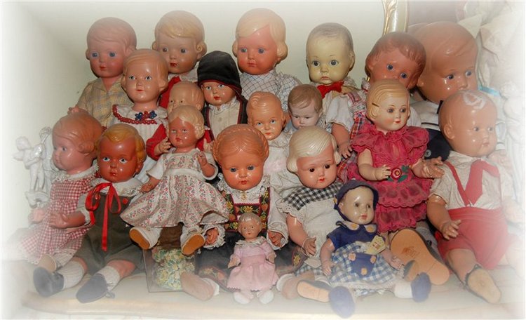 Пополнениe целлулоидных Schildkrot, молд bebe, 1932, Germany