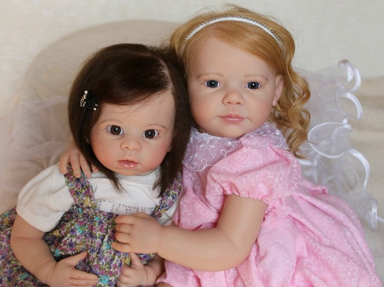 Малышки реборн Лика и Диана
