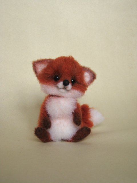 Лисёнок. Авторская игрушка валянием Ольги Чернухо (фото 7)