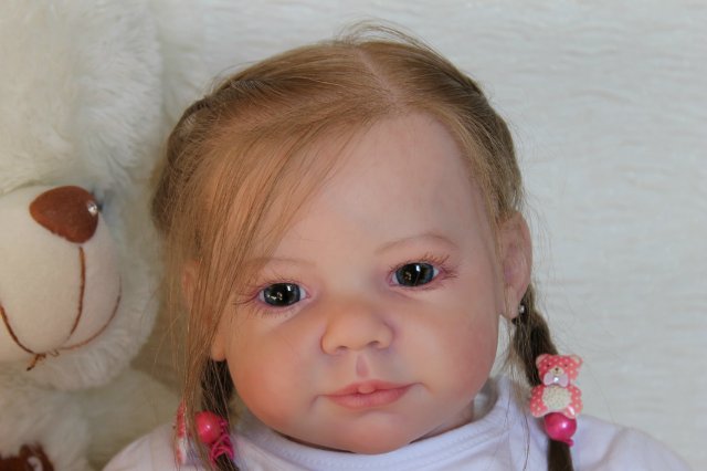 Моя милая Мариночка! Малышка реборн из молда Camille