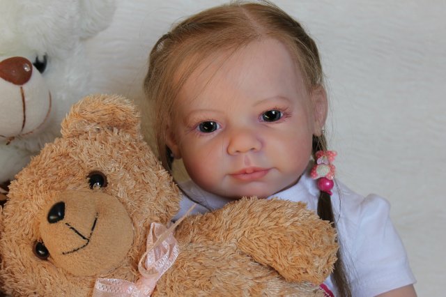 Моя милая Мариночка! Малышка реборн из молда Camille