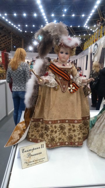 Ещё картинки с выставки... XI Международный Салон кукол на Тишинке в Москве 2015. Фото