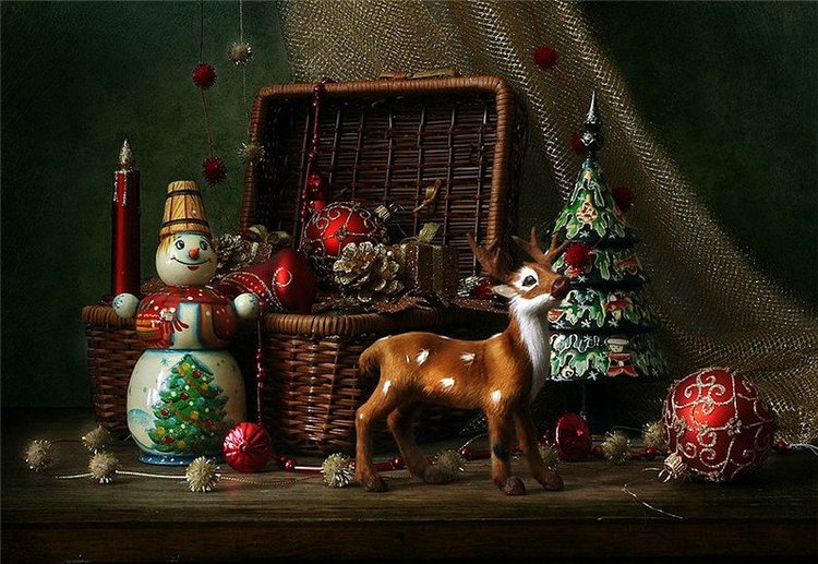 Чудесные новогодние натюрморты (фото 9)