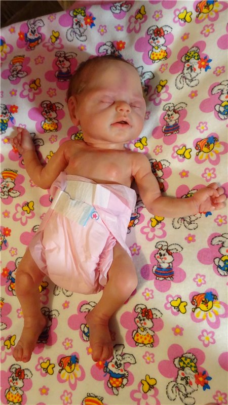 Коралина. Авторская силиконовая кукла Ирины Кондрашовой. Часть 2