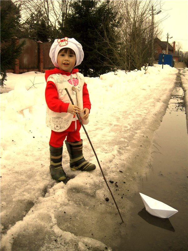 Как мы искали ручейки. Лерочка – коллекционная кукла Sissel Skille