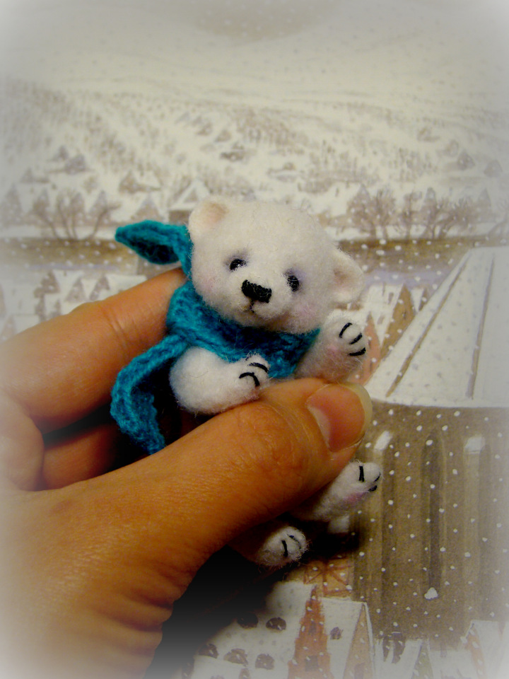 Осенние медвежата. Авторские игрушки валянием из шерсти Ольги Чернухо (фото 6)