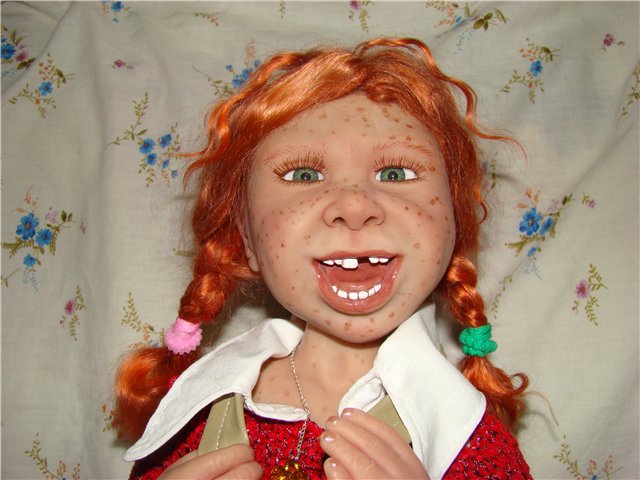 Авторская кукла Кондрашовой Ирины. Анфиска-егоза (фото 5)