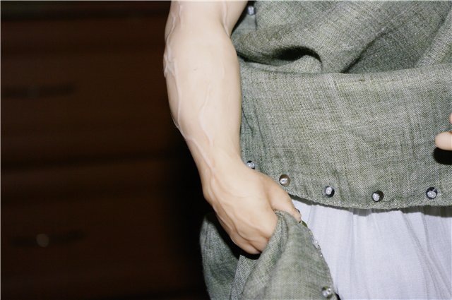 Посейдон и Добрый Гном. Авторские куклы из фимо (фото 10)