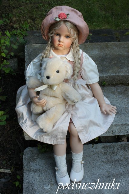 Летние девочки - редкие белокурые красавицы от Хильдегард Гюнцель для Walterhäuser Puppenmanufaktur