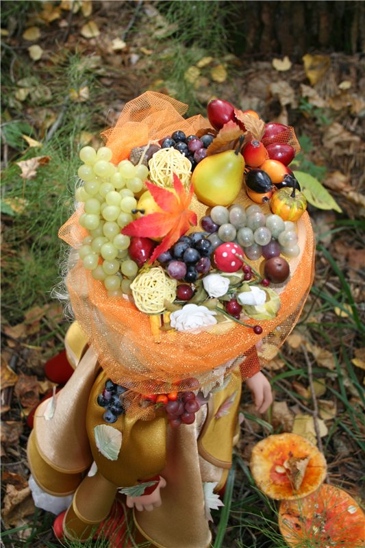 "Осени краски"... Платье для куклы (фото 10)