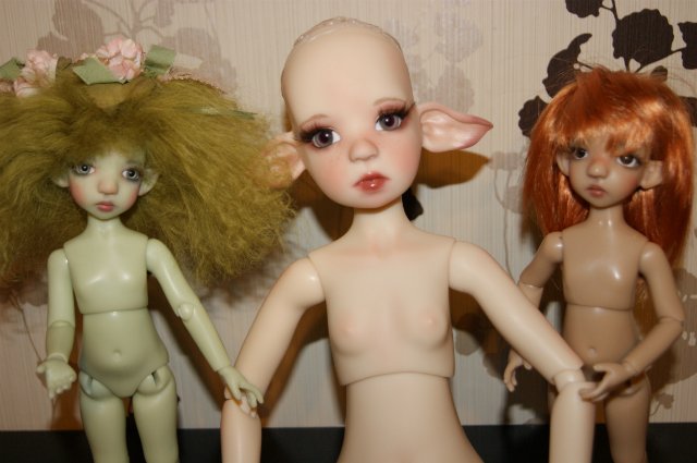 Сестрички Корички и Нелли фавн - милые создания от Kaye Wiggs