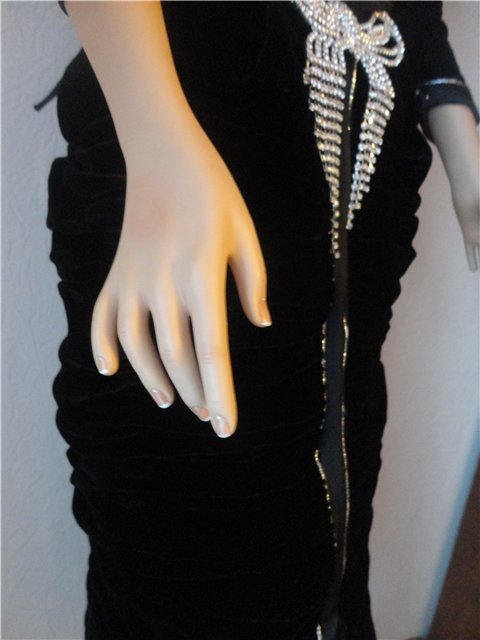 Моя черноволосая красавица Татьяна. Фарфоровая кукла (фото 7)