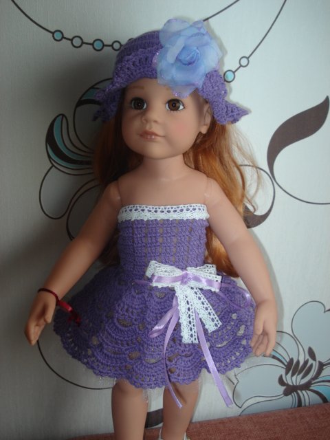 Мы очень ждем лето. Вязание для кукол Готц (фото 10)