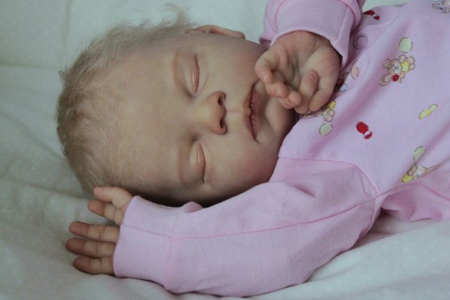 Белокурый ангел - Ребекка 2. Куклы реборн Виктории Вишни (фото 5)