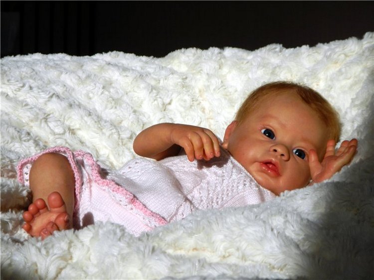 Ариша. Малышка реборн Barmalina Nursery (фото 6)