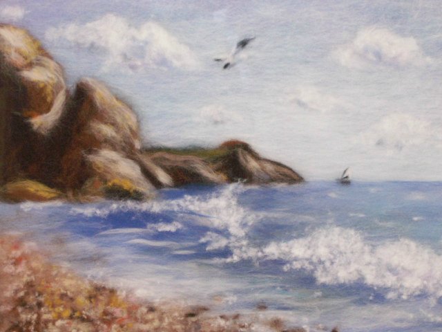 Картины из шерсти. Подборка (фото 4)