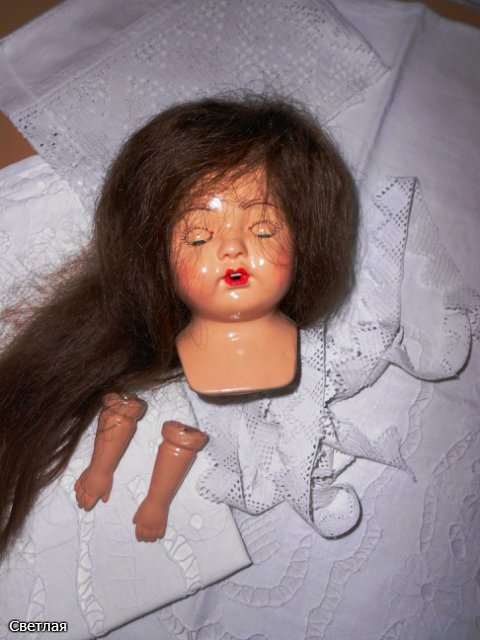 Реставрация самых ранних антикварных кукол Effanbee, 1912 год. + БОНУС, поработаем с кракелюром