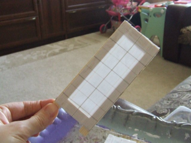 Мастер-класс "Создание ширмы для кукольного румбокса масштаба 1:12"