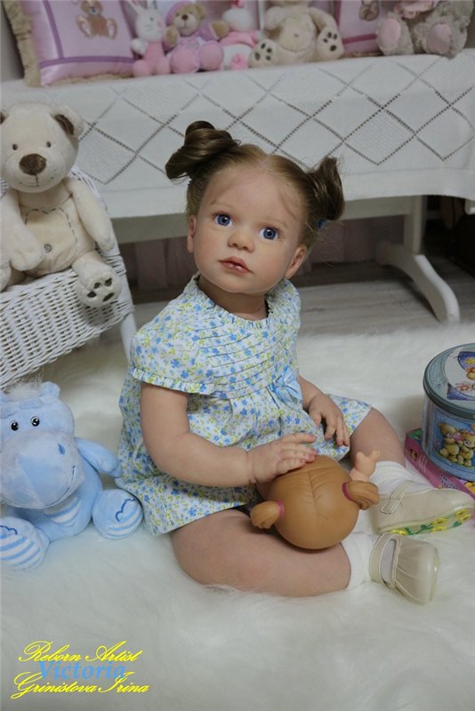 Еще немного о Виктории. Кукла реборн Гринистовой Ирины (фото 8)