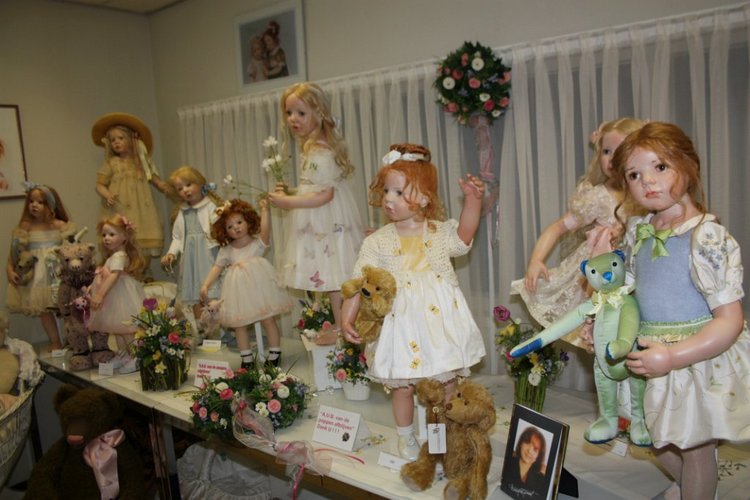 Летняя встреча коллекционеров в магазине Гюнзел, Голландия. Продолжение второй части. Куклы Hildegard Gunzel