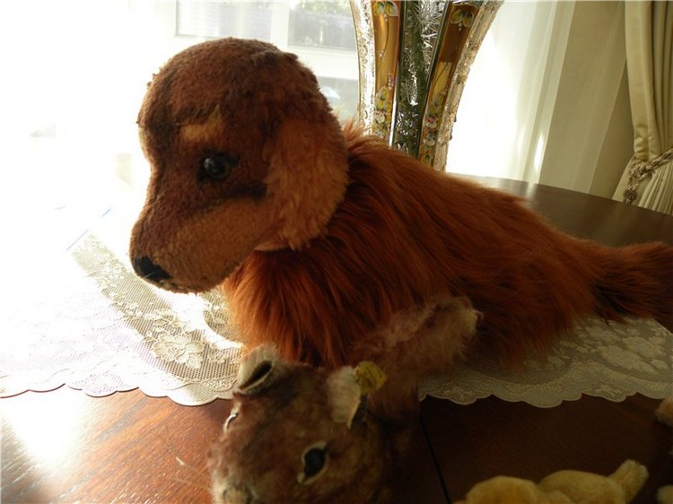 Старые игрушки немецких фирм Hermann и Steiff