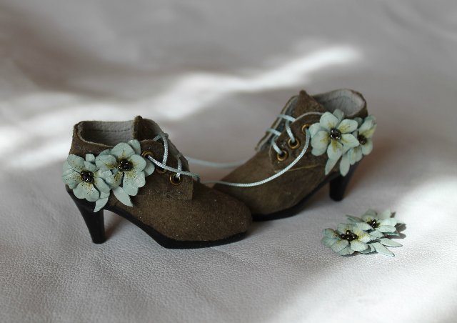 Обувь и аксессуары для бжд из кожи