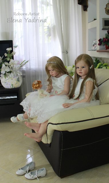 Эва и Анжела. Часть первая - Девочки. Куклы реборн Елены Ядриной