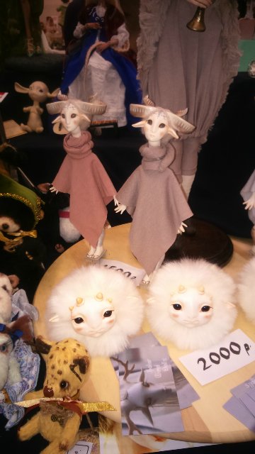Ещё картинки с выставки... XI Международный Салон кукол на Тишинке в Москве 2015. Фото