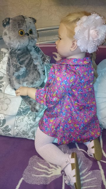 Мое солнышко - малышка Джастина из молда Бонни by Linda Murray