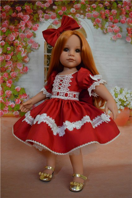 Красное платье для Ханночки | Бэйбики Красное платье для Ханночки (фото 10)