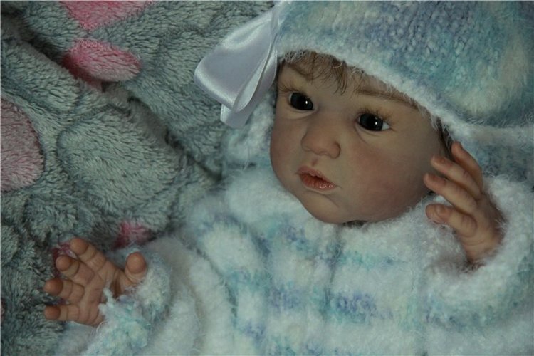 Малышка Карина. Куколка из молда Maike от Gudrun Legler