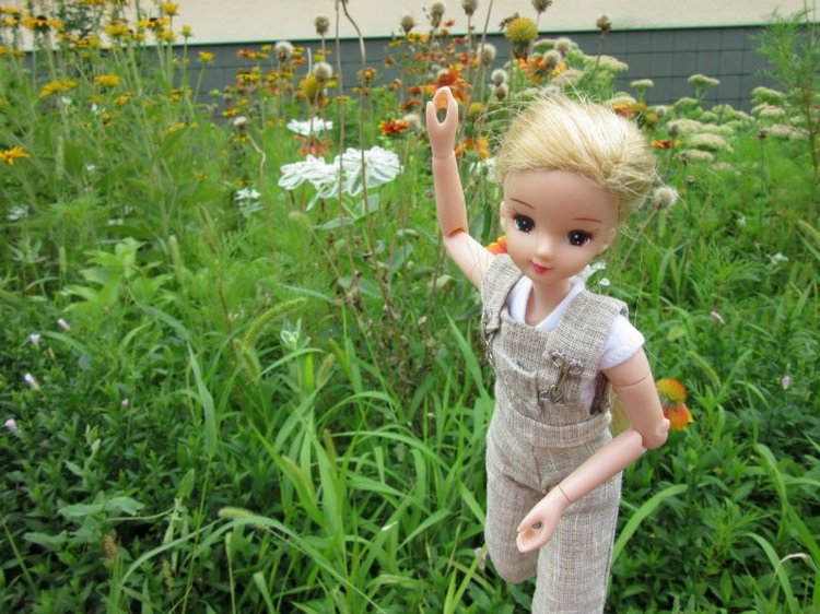 Комбинезон из куска льняной ткани для Хелены (фото 4)