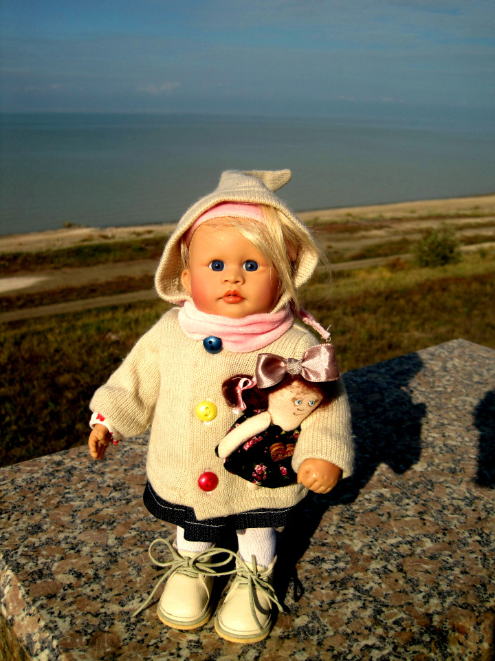 Путешествие к морю. Коллекционная кукла Фрося. Flori, Rolanda Heimer, Schildkrot