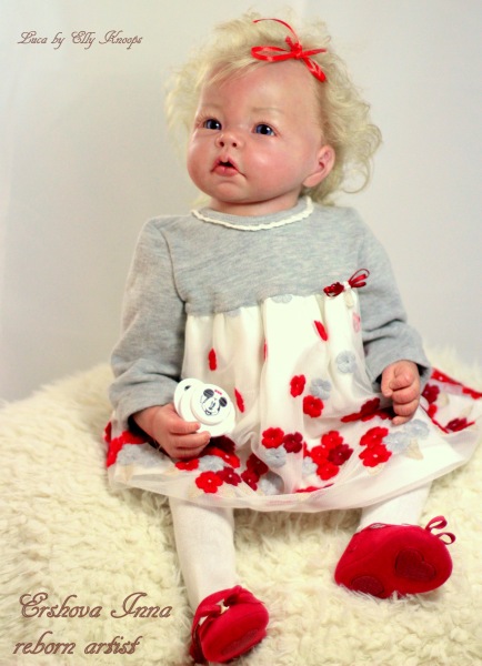 Лука, кукла реборн Инны Ершовой, молд реборн Luca by Elly Knoops